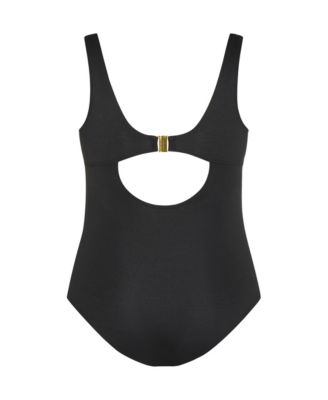 Plus Size Sardinia Tie Front 1 Piece