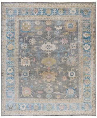 Colorful Oushak M1945 8'3''x9'10'' Area Rug