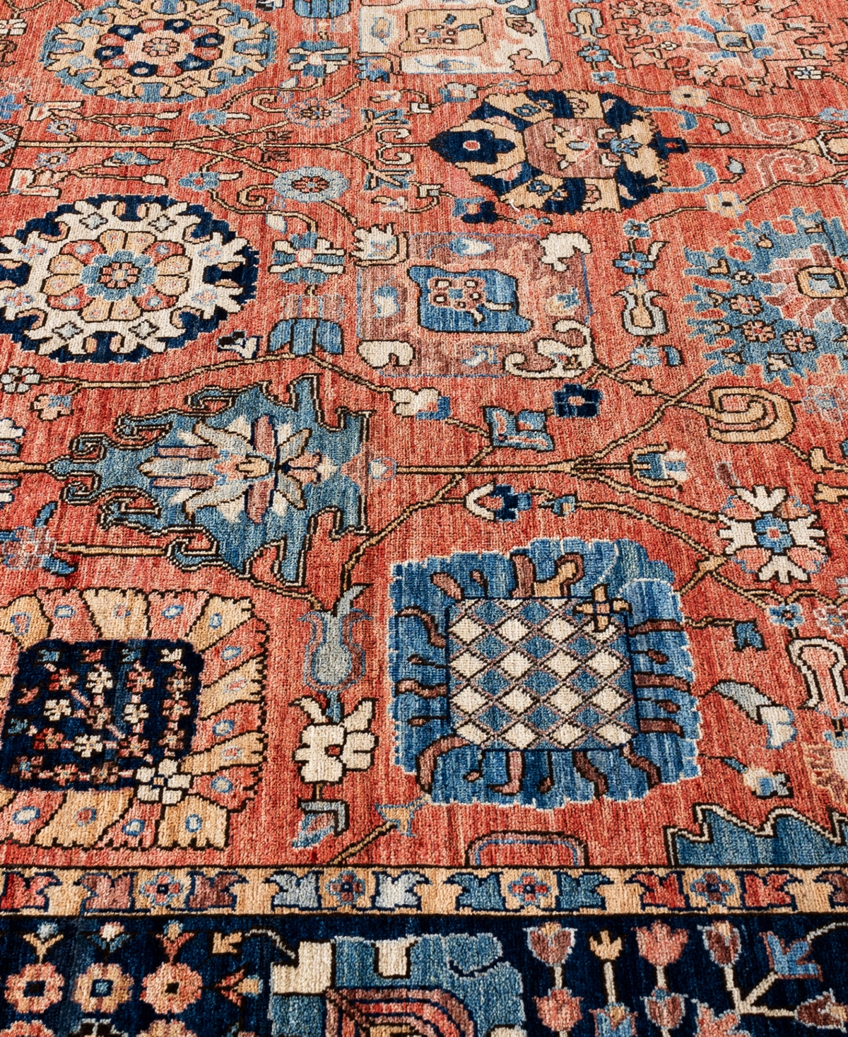Adorn Hand Woven Rugs Serapi M1945 8'9''x12' Area Rug In Red