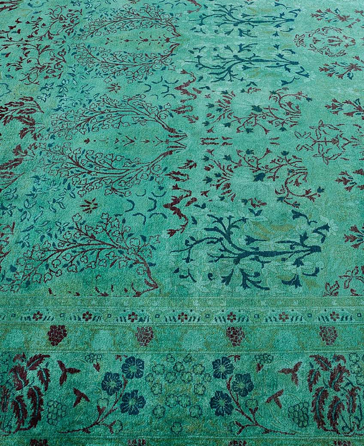 Adorn Hand Woven Rugs Fine Vibrance M1226 9'2''x12'1'' Area Rug In Green