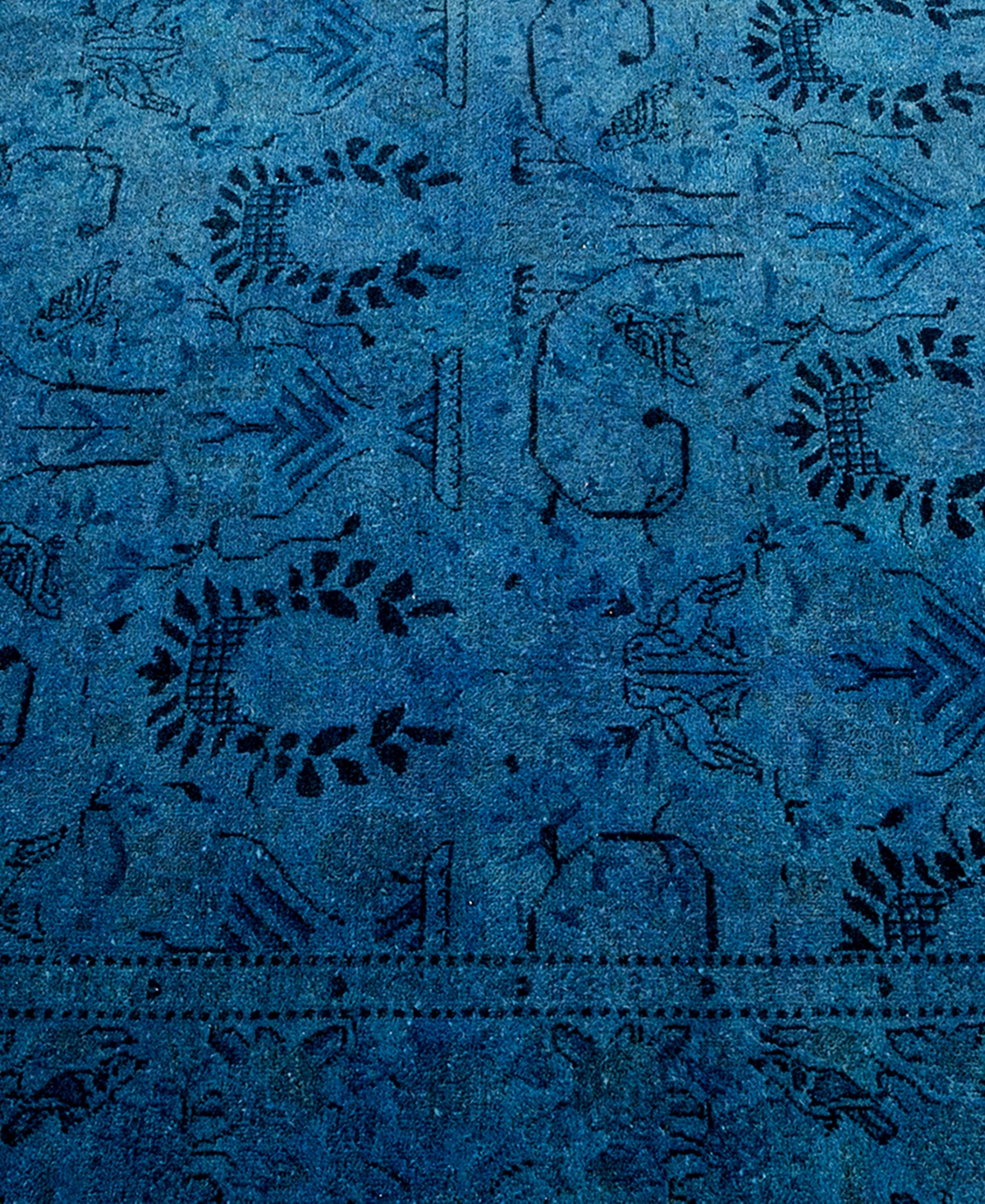 Adorn Hand Woven Rugs Fine Vibrance M1521 4'2''x5'10'' Area Rug In Blue
