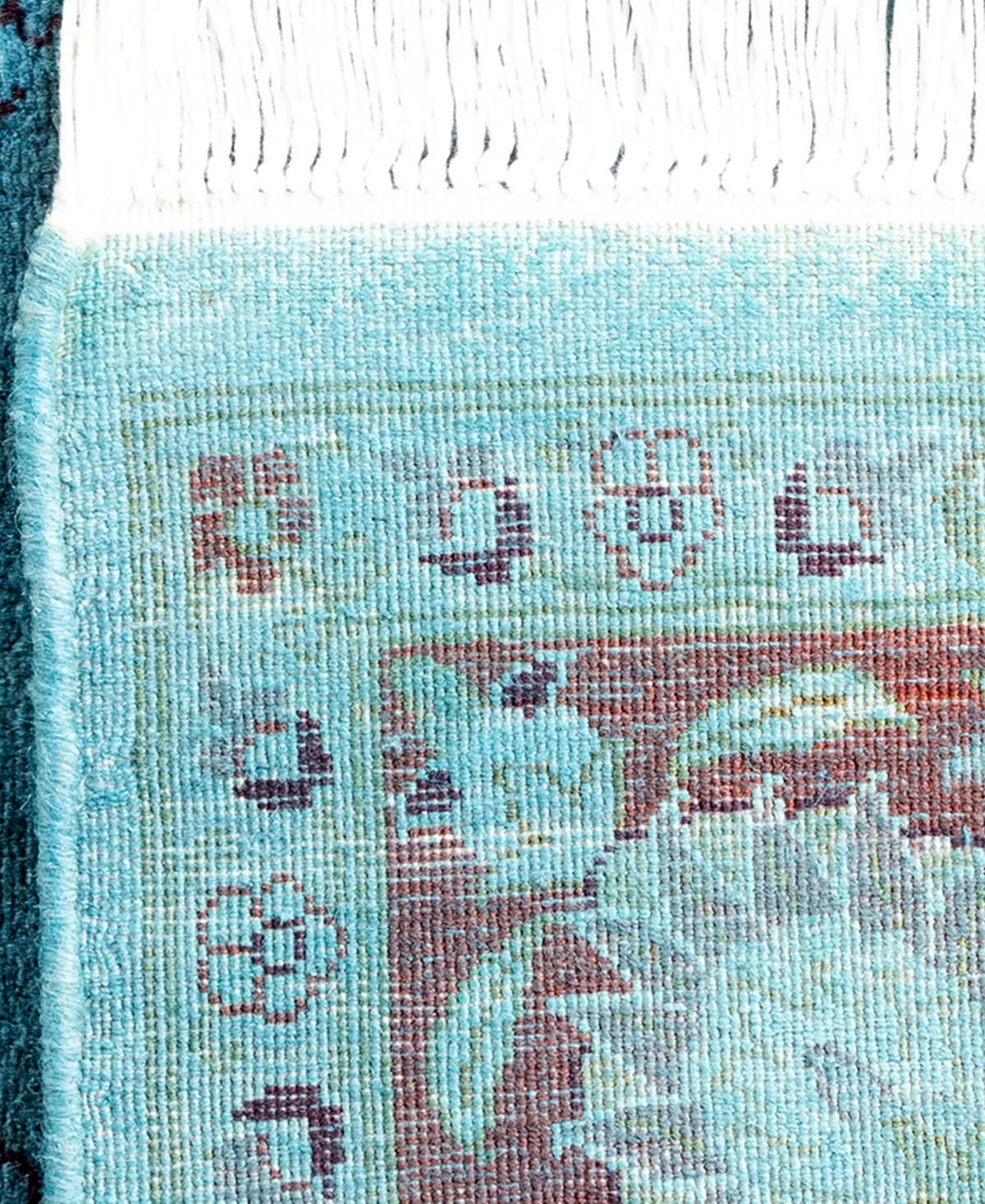 Adorn Hand Woven Rugs Fine Vibrance M1444 4'2''x6'2'' Area Rug In Blue