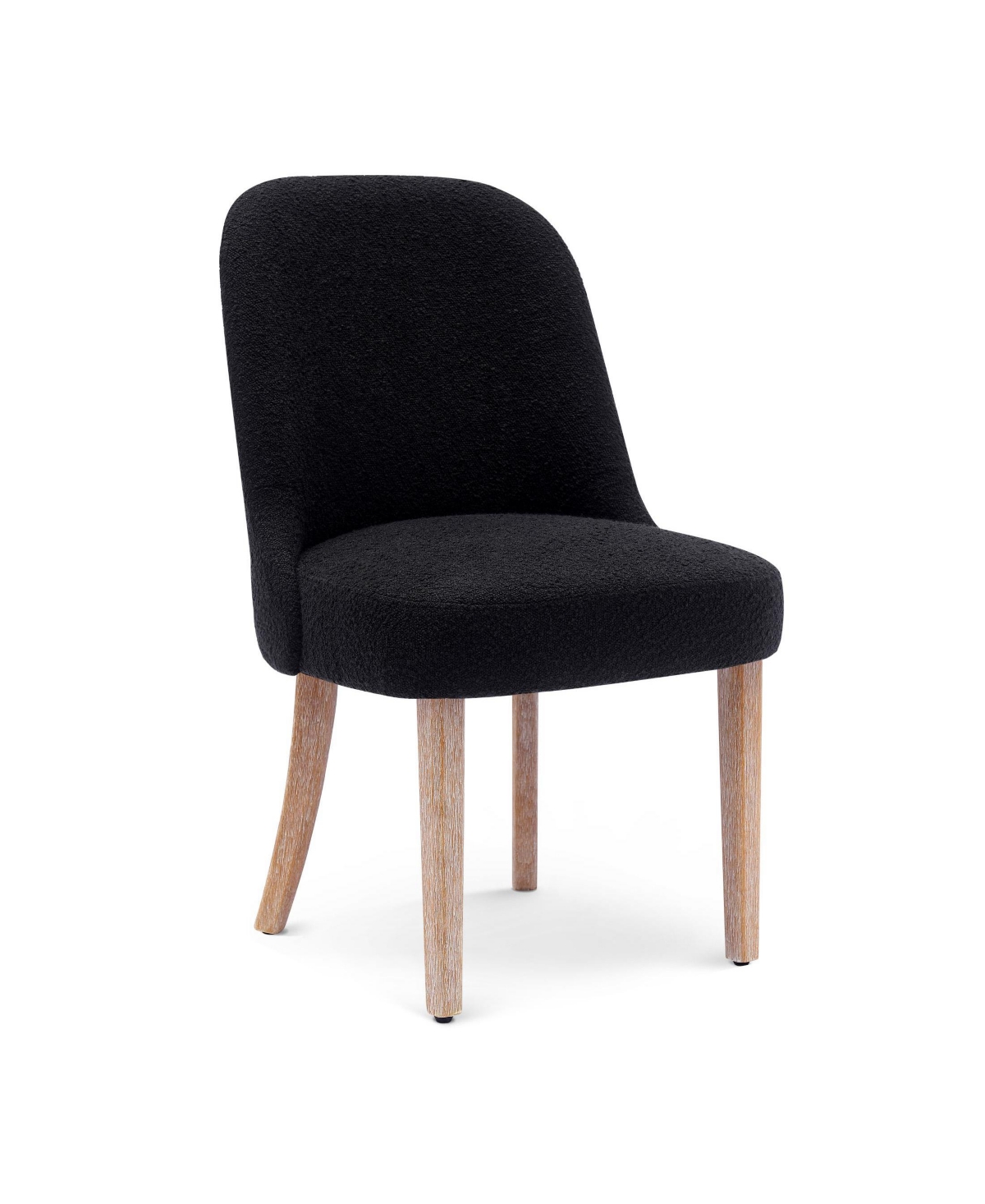 Mid-Century Modern Upholstered Boucle Dining Chair (Set of 6)