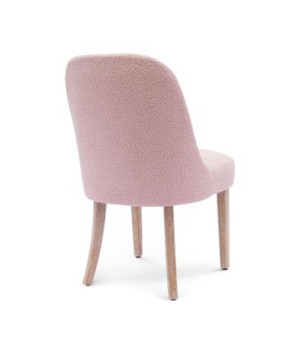 Mid-Century Modern Upholstered Boucle Dining Chair (Set of 6)