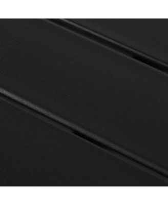 Modern Outdoor HDPE Rectangle Patio Side Table