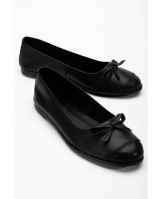 Brooklyn Leather Ballerina Flats