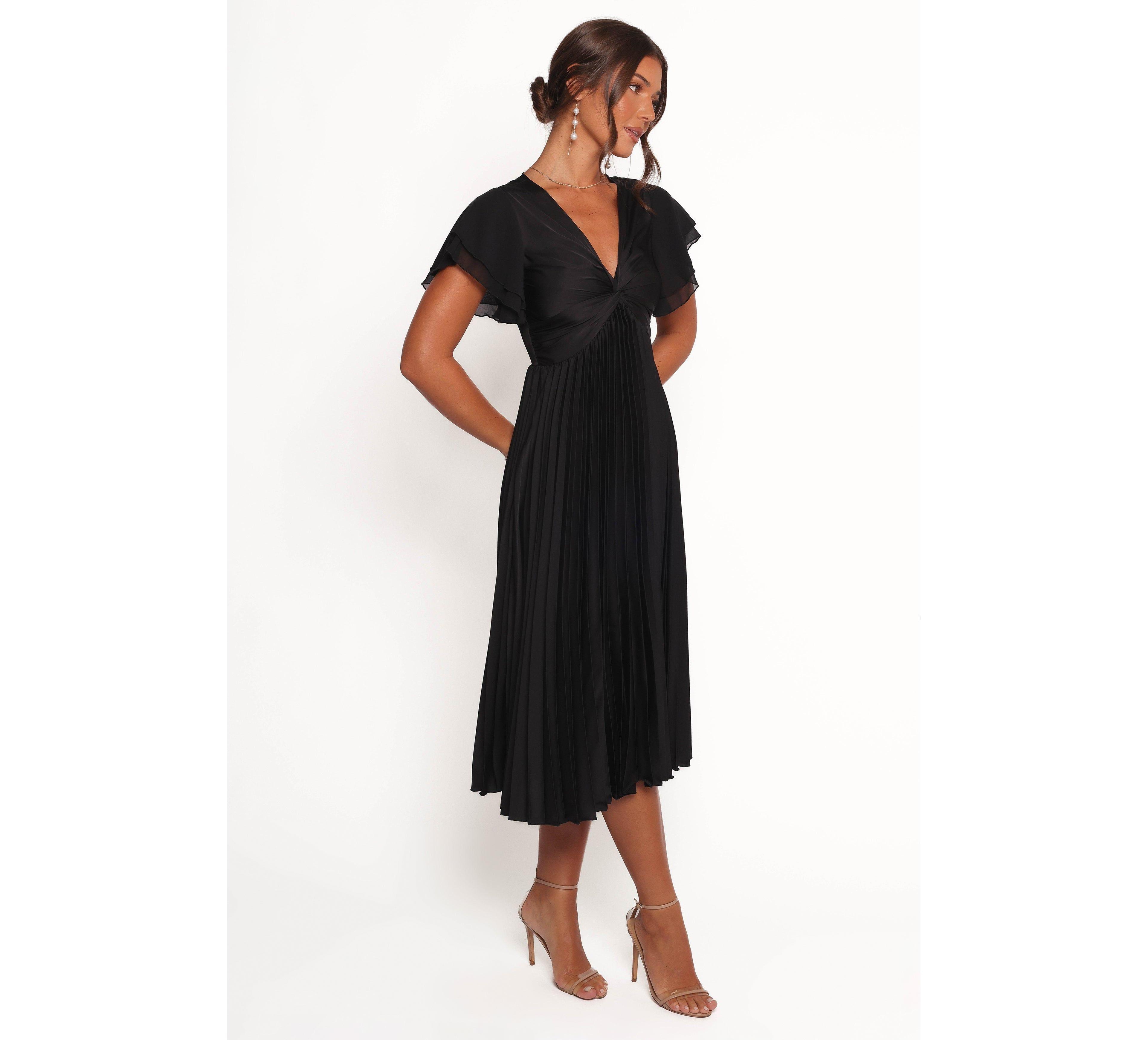 Petal and Pup Women's Nova Flutter Sleeve Midi Dress