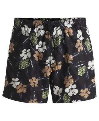 Men's Quick-Dry All-Over Print Swim Shorts