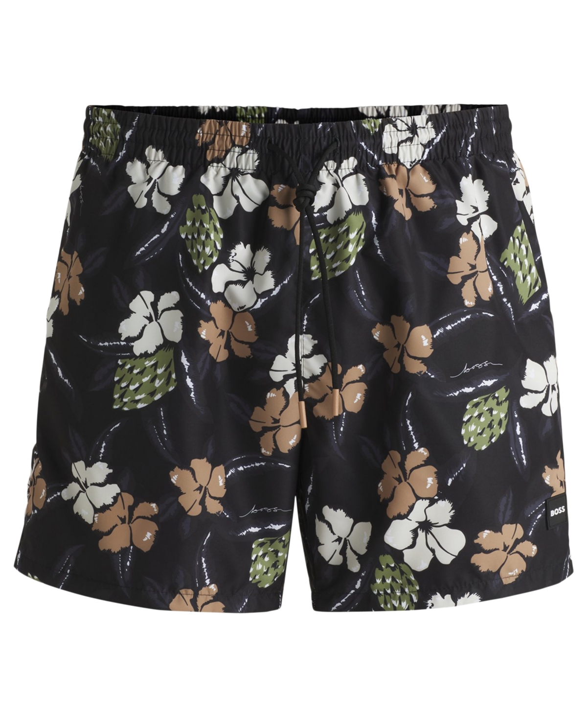 Hugo Boss Boss By  Men's Printed Quick-drying Swim Shorts