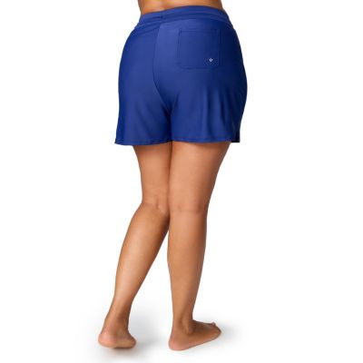 Plus Size Drawstring Swim Short