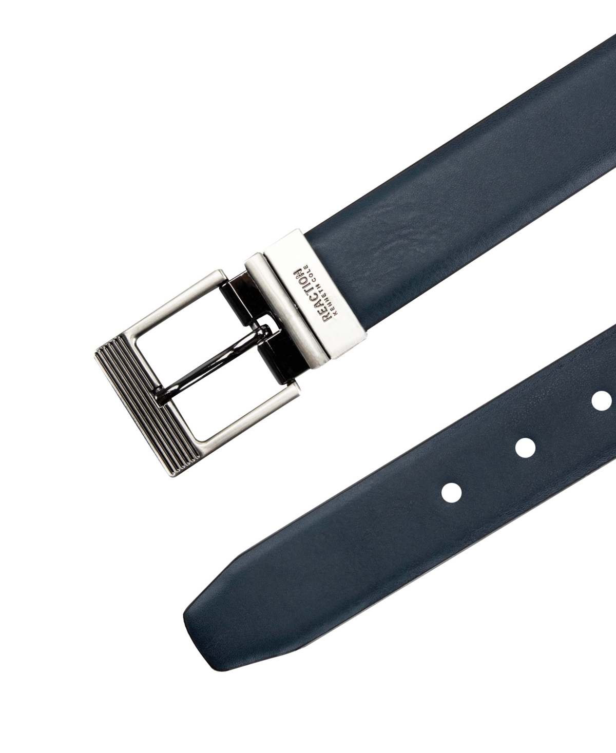 KENNETH COLE REACTION MEN'S 2-IN-1 MODERN REVERSIBLE STRETCH DRESS BELT 