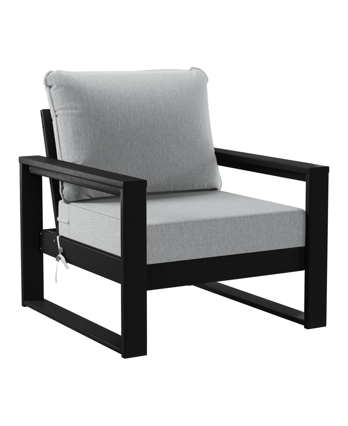 Outdoor Modern 3-Piece Hdpe Patio Sofa Set with Side Table