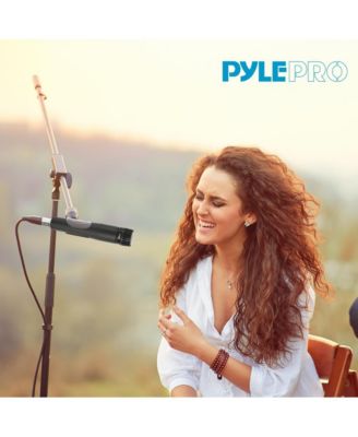 Professional Moving Coil Microphone – Dynamic Handheld Mic with 15' XLR Cable