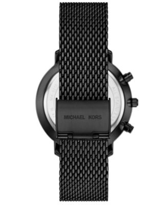 Men's Blake Multifunction Black IP Mesh Watch, 42mm