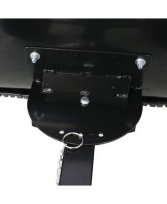 Snow Shovel with Wheels, Snow Pusher, Cushioned Adjustable Angle Handle Snow Removal Tool, 29" Blade, 10" Wheels,black color