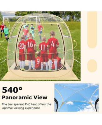 Instant Pop up Sports Tent with Carrying Bag and Floor Mat for 1-2/5-6 People