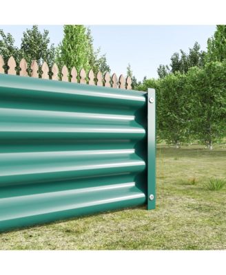 Raised Garden Bed Outdoor, 6×3×1ft , Metal Raised  Rectangle Planter Beds for Plants, Vegetables, and Flowers