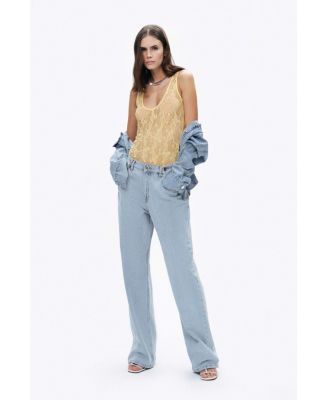 Women's Halter Neck Lace Blouse