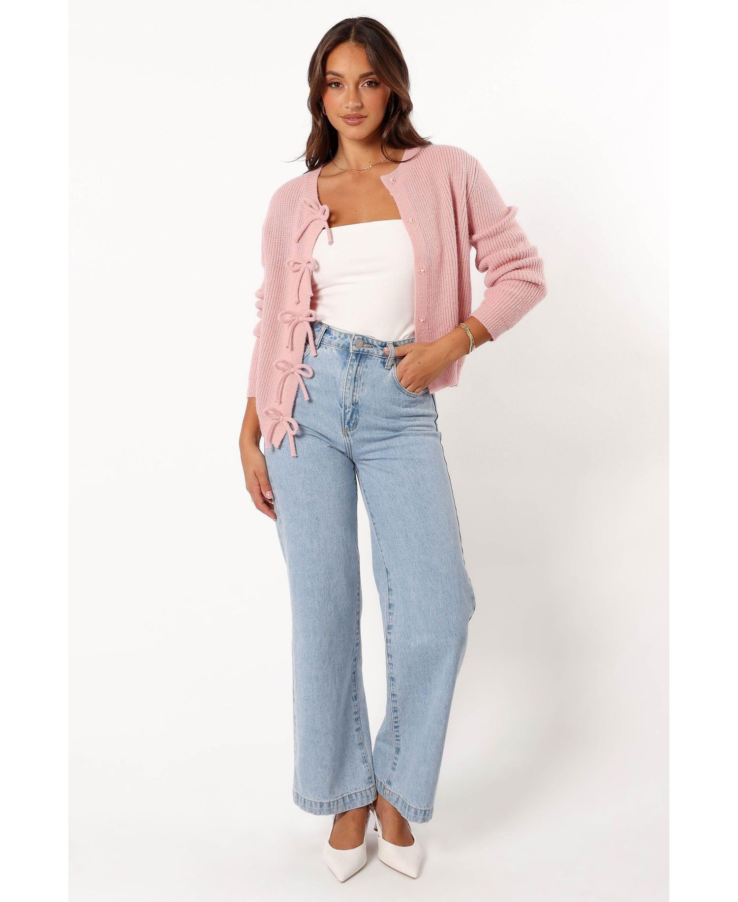 Women's Wilde Bow Front Cardigan Sweaters