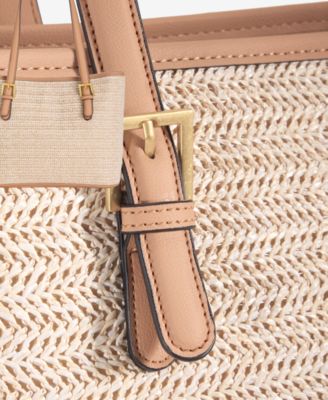 Classic Straw Tote, Exclusively at Macy's