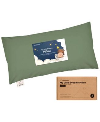 Toddler Buddy Pillow with Pillowcase, 10X18 Soft Cotton Pillows for Sleeping Pillow