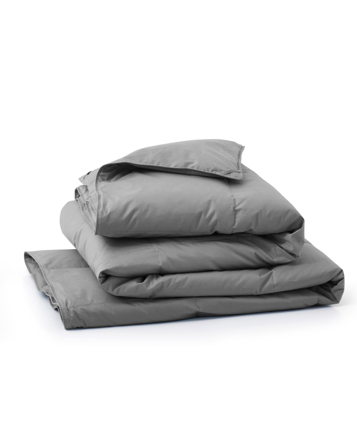 Unikome All Season Goose Down Comforter, California King In Gray