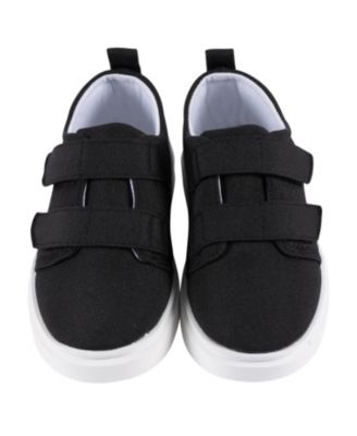 Kids Neutral Hook & Loop Sneakers