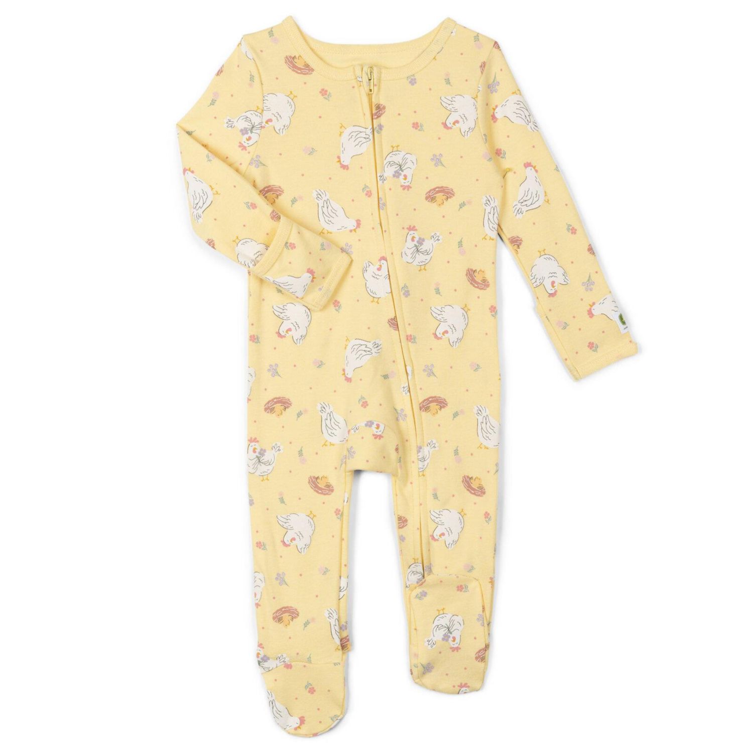 Baby Girls Zip-Up Footed Sleep N Play