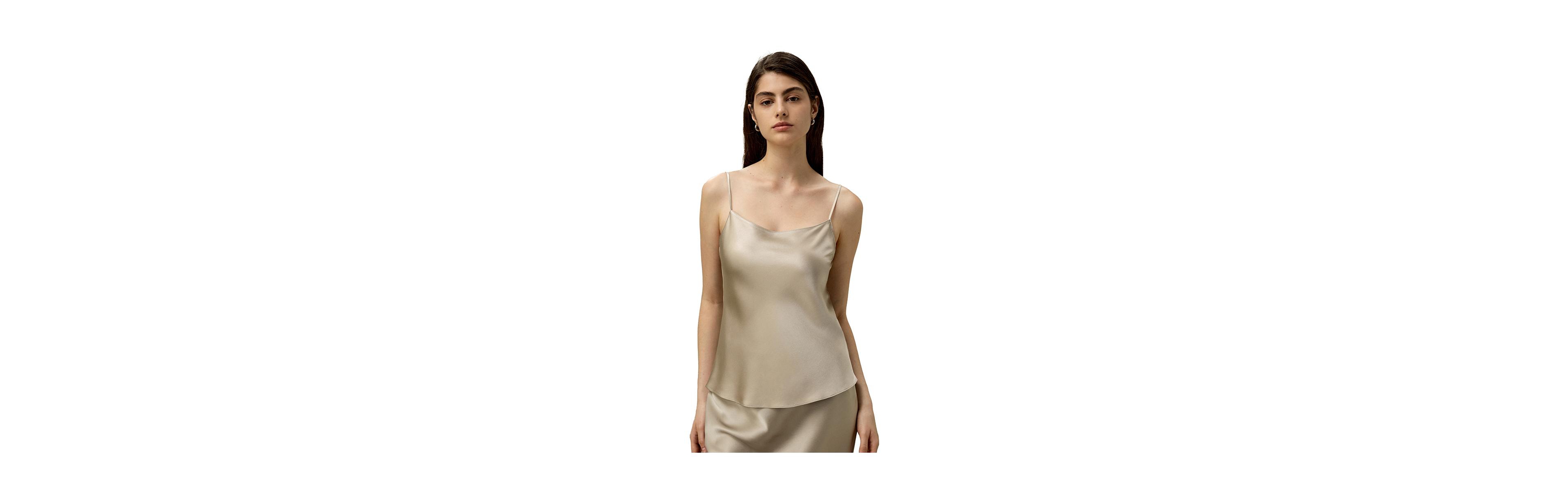 Lilysilk Women's Double-Faced Silk Charmeuse Camisole
