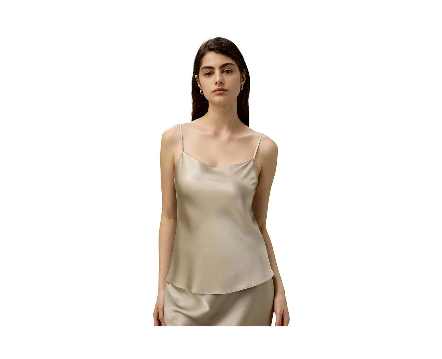 Women's Double-Faced Silk Charmeuse Camisole