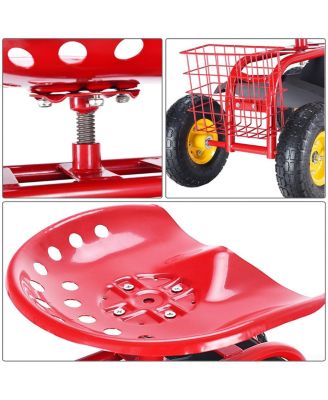 Heavy Duty Tool Tray Garden Cart