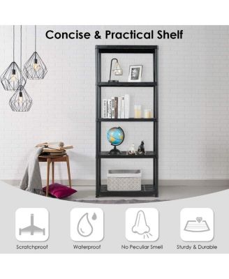 5-Tier Storage Shelving Freestanding Heavy Duty Rack