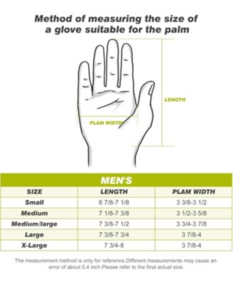 Golf Glove for Men's Left Hand White Soft Leather Breathable Professional Golf Hand Wear