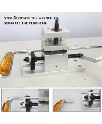 Golf Clubhead Removal Machine，Golf Club Shaft Puller，Golf Clubhead Separator-Golf Club Repair Tools for All Golf Club Shafts,Club Heads, Drivers, Putters and Irons-Simple to Operate-Golfer