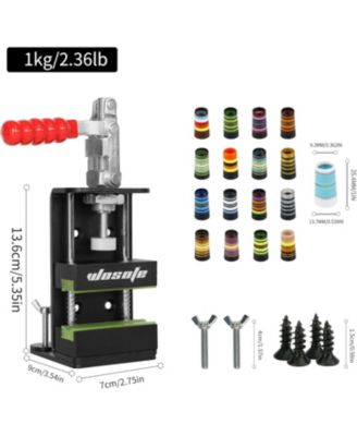 Golf Club Regrip Vise Tool, Professional Golf Grip Kit With Hook Knife And Grip Tapes, 17 Iron Club Ferrules, Golf Club Regripping Kit, Quick Shaft Clamp, Easy To Install, Simple To Operate, Golfer