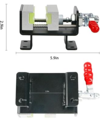 Golf Club Regrip Vise Tool Golf Club Gripping Station Quick Shaft Clamp Grip replacement tool package Rubber Non-Slip Manual Handle Easy to Install Detachable Golf Workshop Supplies KIT-A
