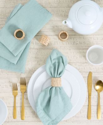 Rattan Napkin Ring, Set of 4