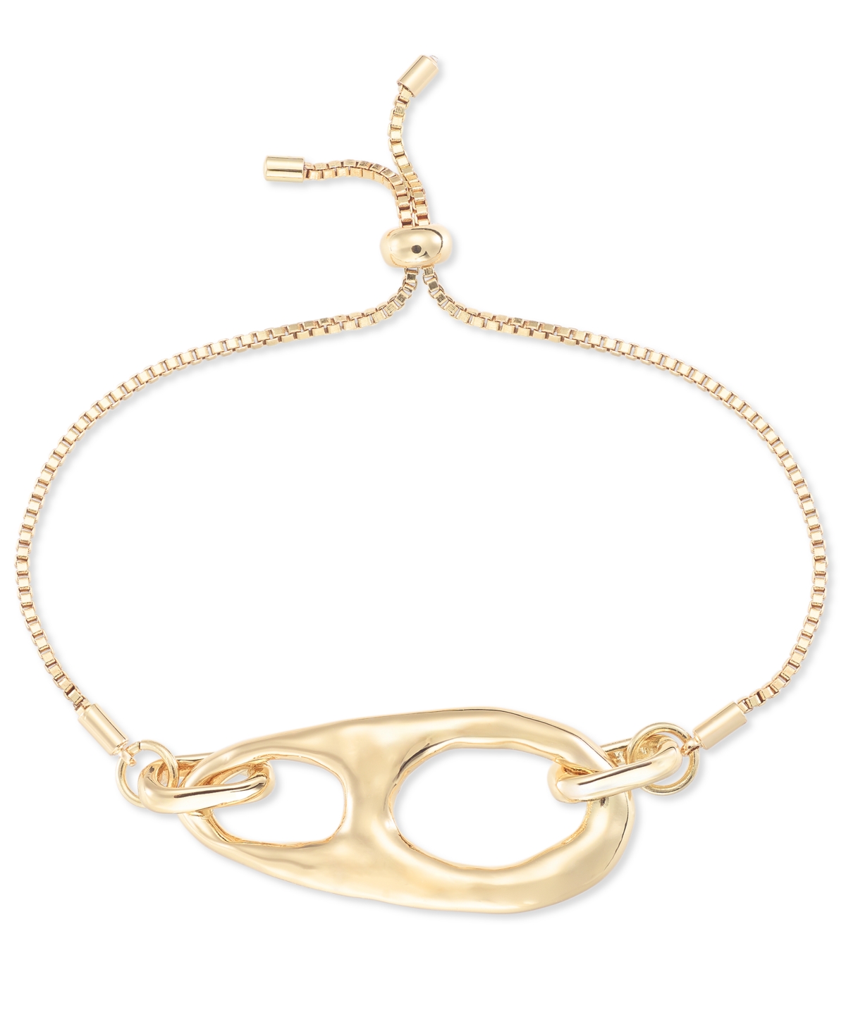 Style & Co Hammered Sculptural Slider Bracelet, Exclusively At Macy's