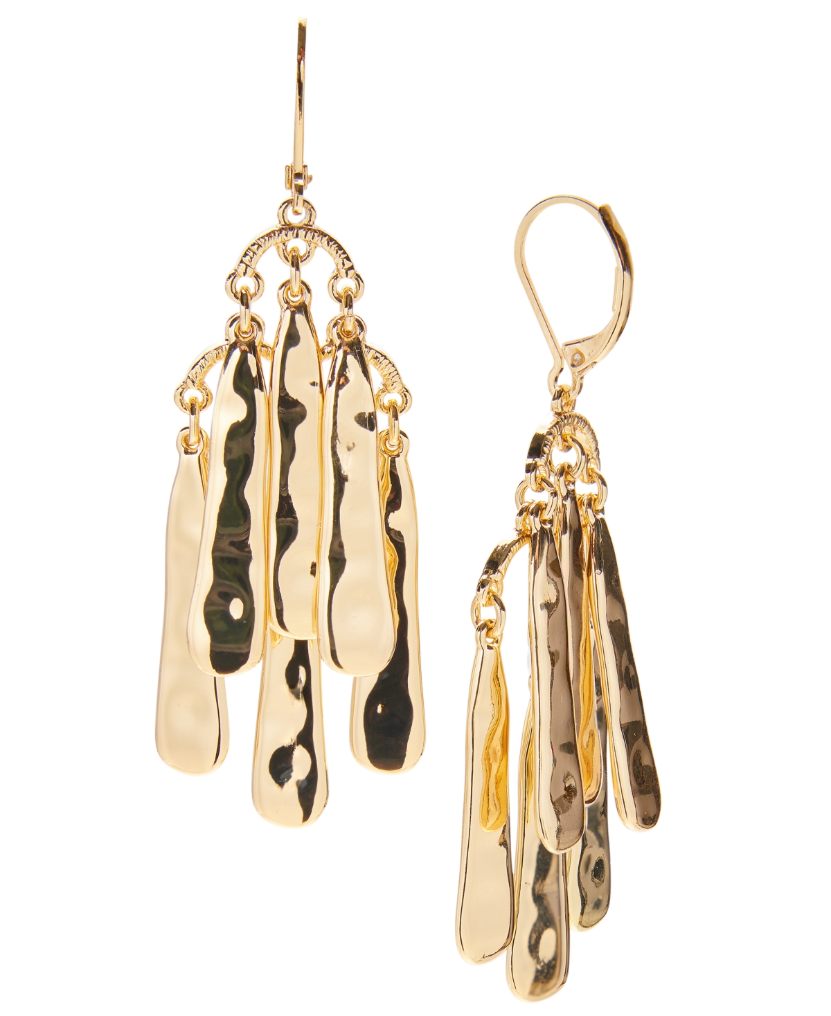 Gold-Tone Hammered Shaky Statement Earrings, Exclusively at Macy's - Gold