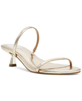 DV Dolce Vita - Women's Darcee Slip-On Kitten-Heel Dress Sandals