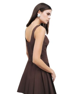 Women's Corset Look Mini Dress