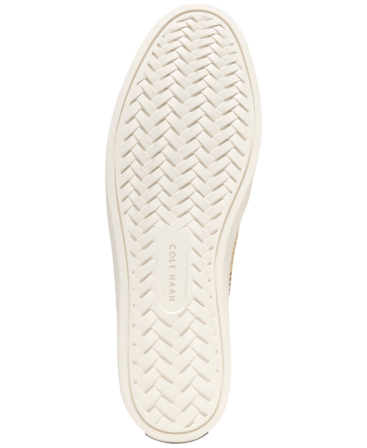 Cole Haan Nantucket Penny Loafer In Bali Striped Printed Canvas,biscuit,iv