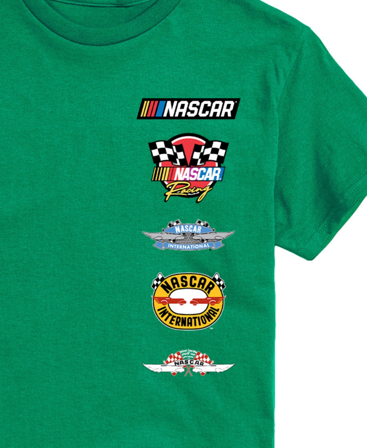 Airwaves Men's Nascar Logo Short Sleeve T-shirt In Green