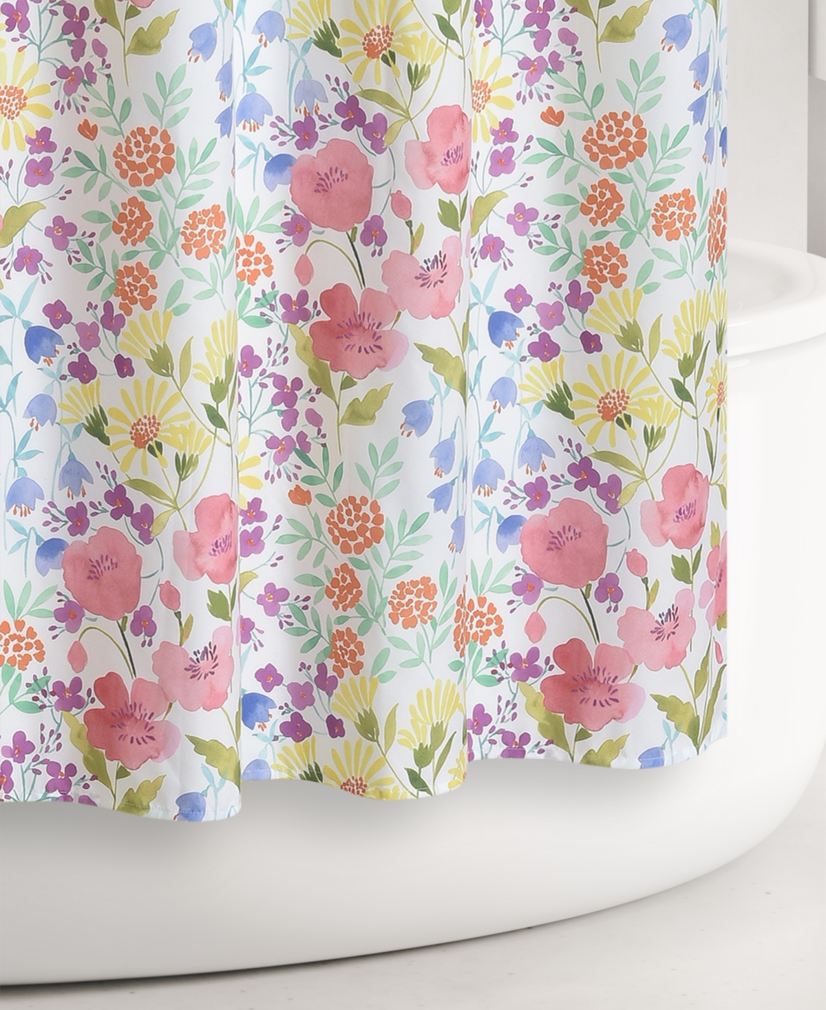 J Queen New York Jules Shower Curtain, 72" X 72" In Turquoise