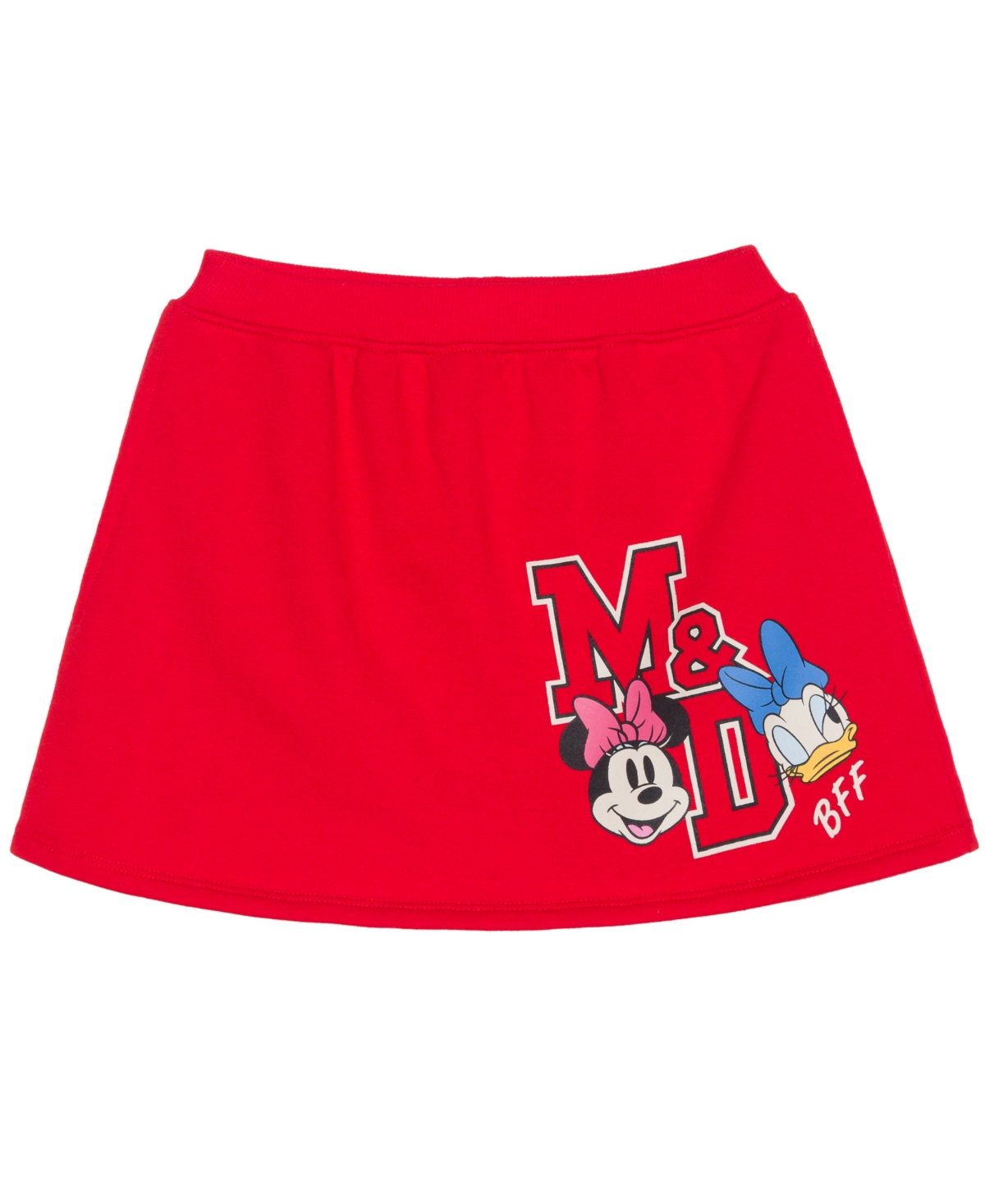 Disney Toddler And Little Girls 2-piece Minnie Daisy Long Sleeve Top And Skirt Set In Red