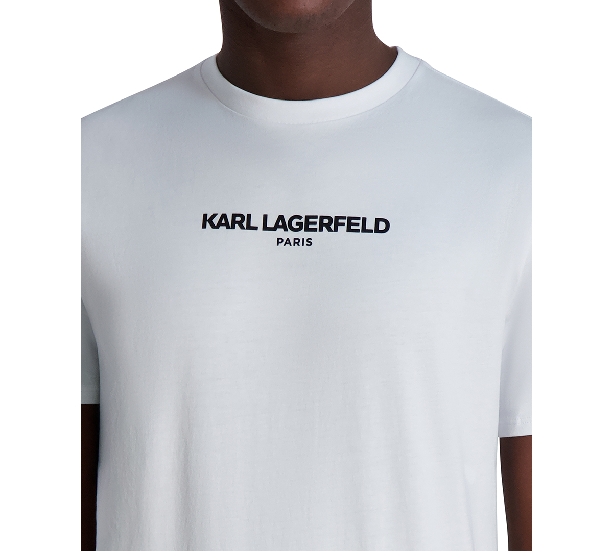 Karl Lagerfeld Men's Signature Fleece Pants In White