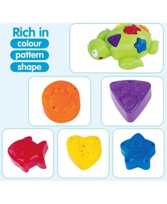 Toddler Turtle Shape Sorter Toy with 6 Colorful Blocks, Sorting & Matching Puzzle Toy 1-3, Fun & Engaging Learning Toy for Shape Recognition, Hand-Eye Coordination & Problem Solving