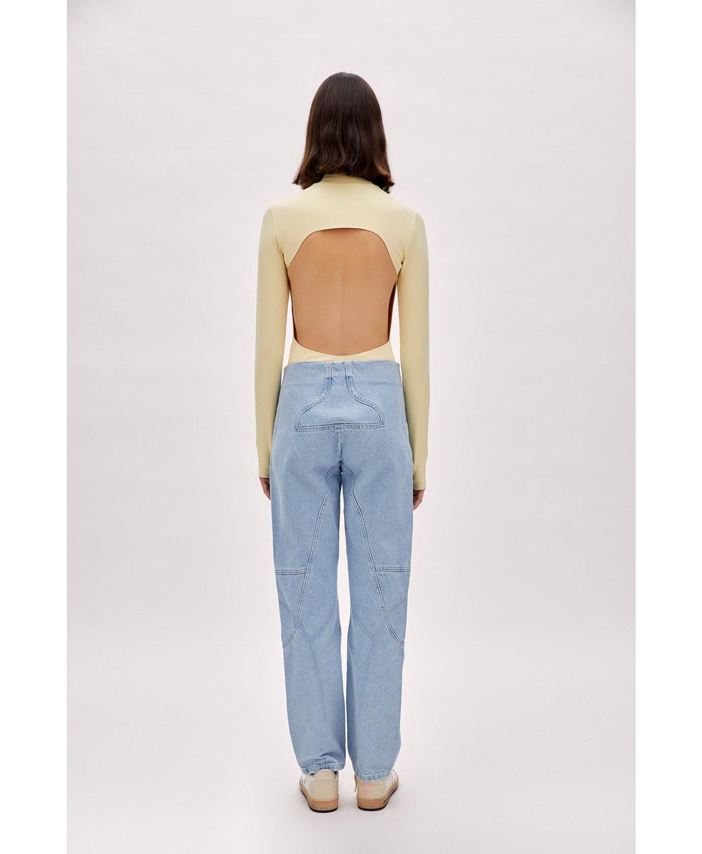 Женские брюки PCFG Stitch Detail Straight Fit Denim — фото 2
