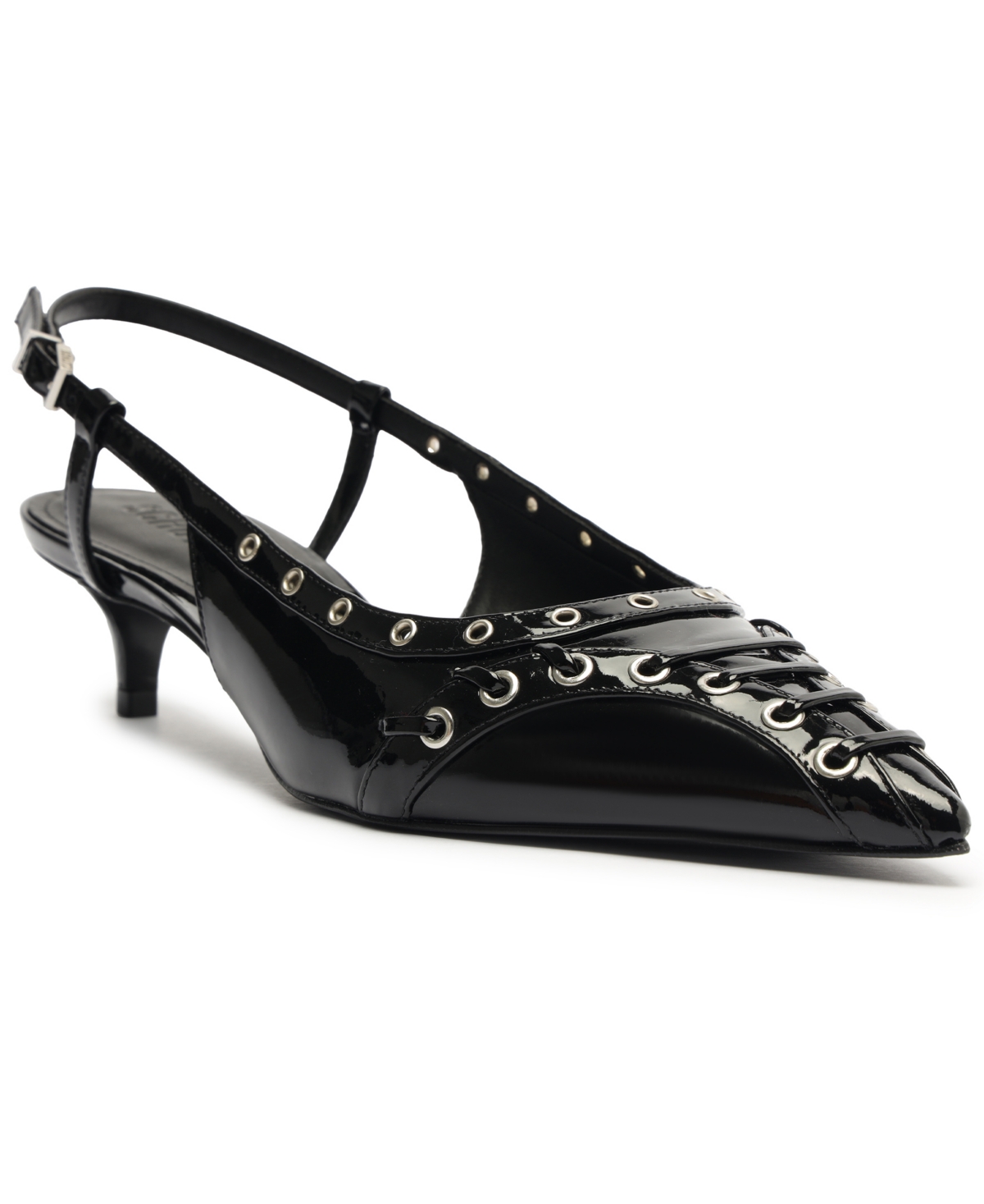 Shop Schutz Women's Ruth Mid-pointed Toe Pumps In Black