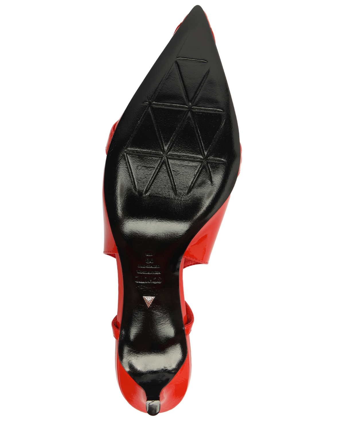 Schutz Ruth Mid Leather Pump In Red